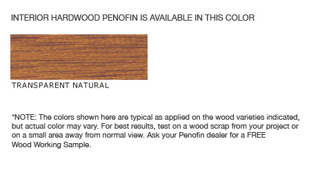 Penofin Interior Wood Stain Colors